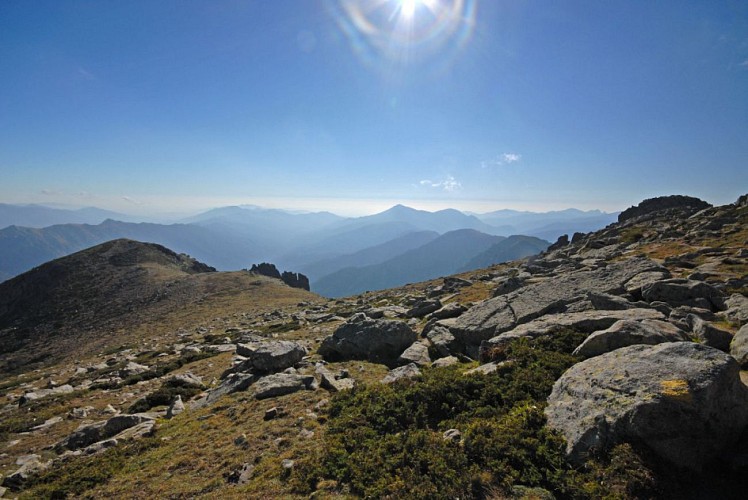 Corse- Région Vizzavona/Vallée Manganello- Boucle Canaglia- Ref. Petra Piana- Ref. Onda- Canaglia