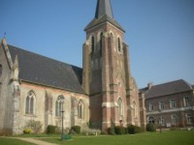 Sentier du Bois Mesnil - Eglise du Coudray-Saint-Germer