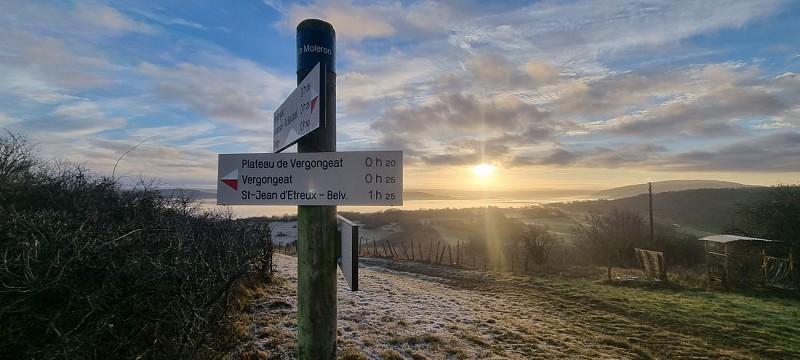 Signalétique randonnée du Moleron