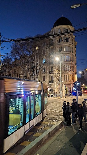 tramway quartier saint-Pierre