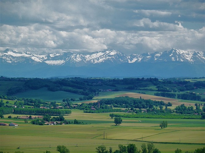 Puylausic, vue