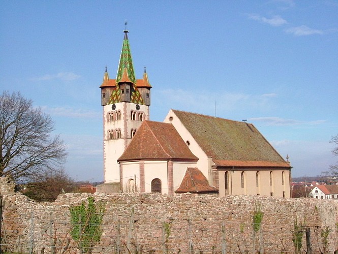 Eglise de Châtenois - tour à échauguettes