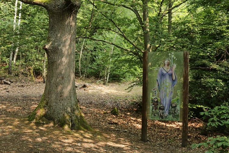 "Sentier des demoiselles de pierre" Pfad