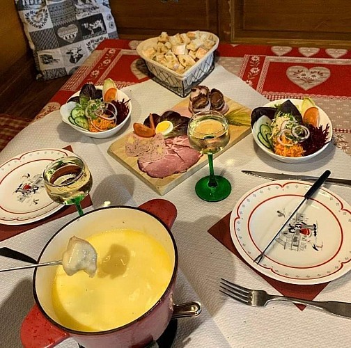 Un des repas proposé à la Ferme-Auberge du Grand-Ballon