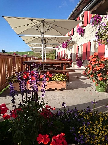 La terrasse de la Ferme_Auberge du Grand Ballon