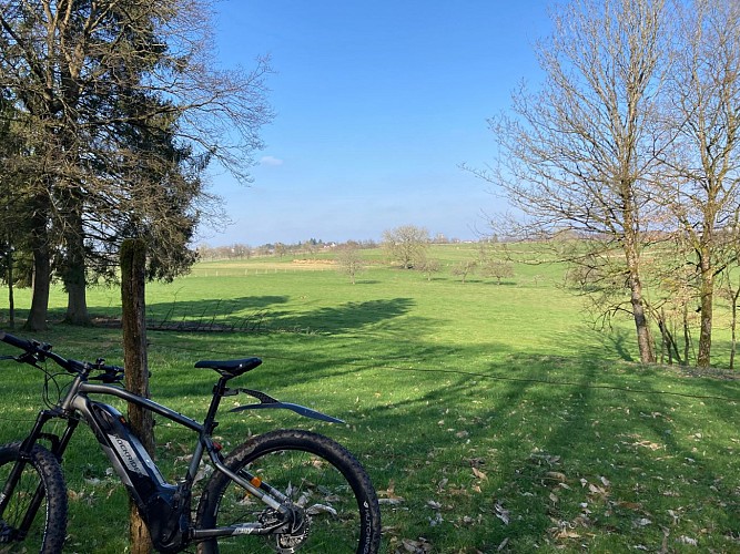 Vue sur le plateau