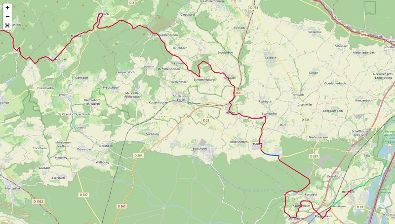 Fahrradtour im Elsass - An der Maginot Linie