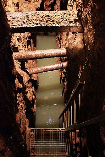 Puits innondée de la mine Saint-Nicolas de Steinbach