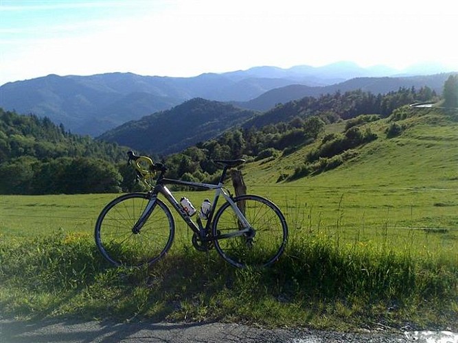 Panorama depuis la route des crêtes