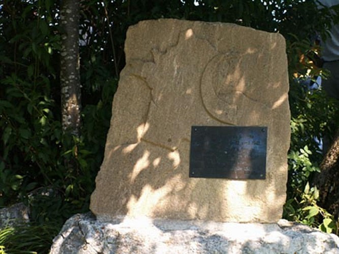 Stèle en mémoire des tirailleurs marocains