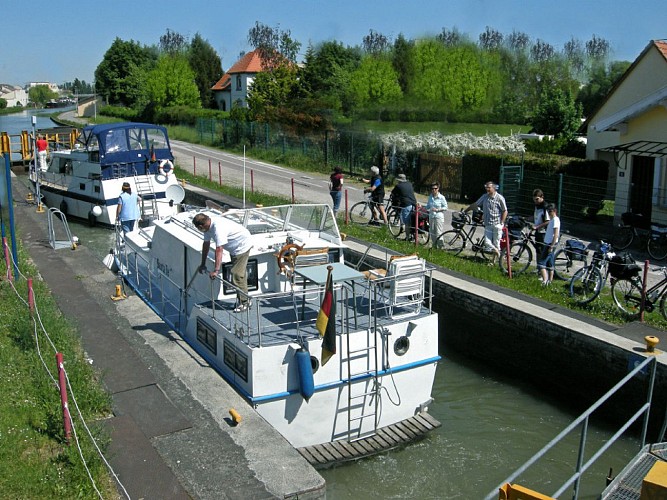 Radweg des Marne-au-Rhin-Kanals