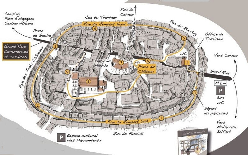 Come on into Eguisheim's round!