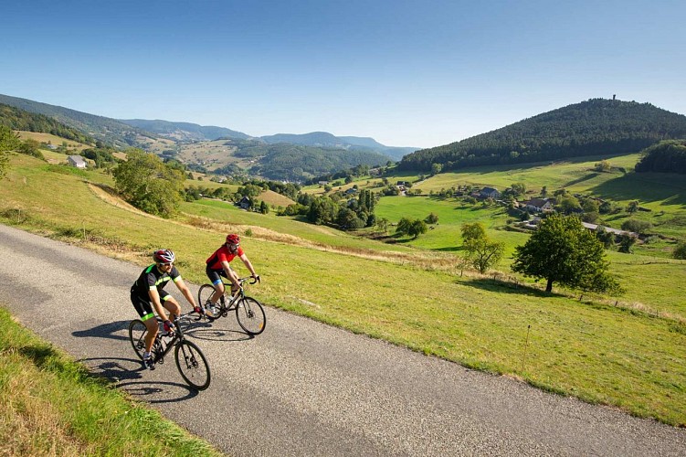 Spazieren Radfahren - Le Bonhomme Lapoutroie 6-Pass-Rundfahrt