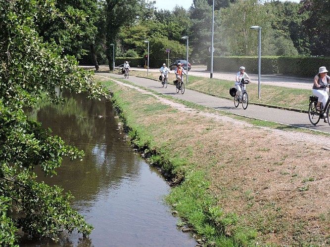 Piste Cyclable Canal Coulaux à Molsheim