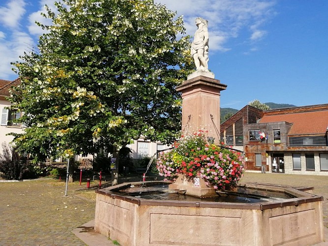 La fontaine Saint-Sebastien de Wattwiller