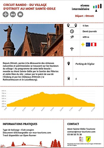 Circuit du village d'Ottrott au Mont Sainte-Odile