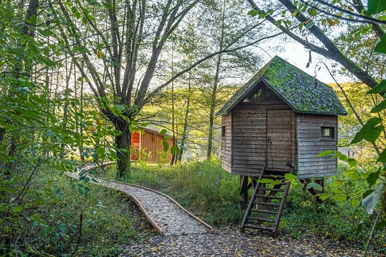 Randonnée de la piscine au plan d'eau de Reichshoffen, Niederbronn-les-Bains, Alsace