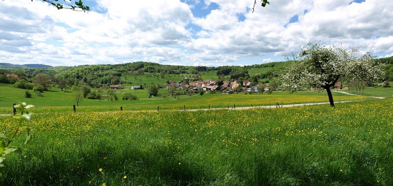 Panorama sur le village de Bendorf