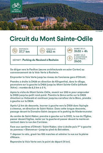 Cycling tour - Mont Sainte-Odile