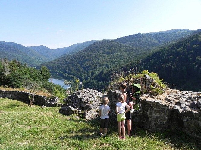 Walks for the family “Wildenstein Castle ruins and Schlossberg circuit”