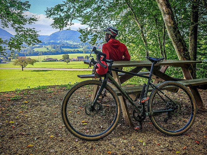 Vélo Gravel à Kiffis en Alsace
