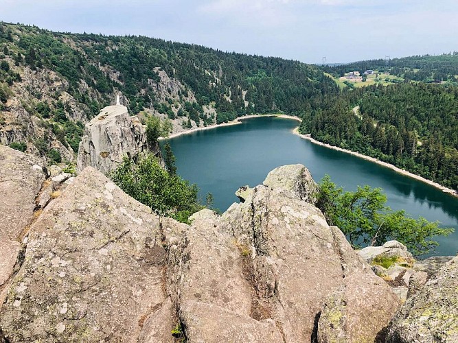 Wanderung - den Rundgang der lac Blanc