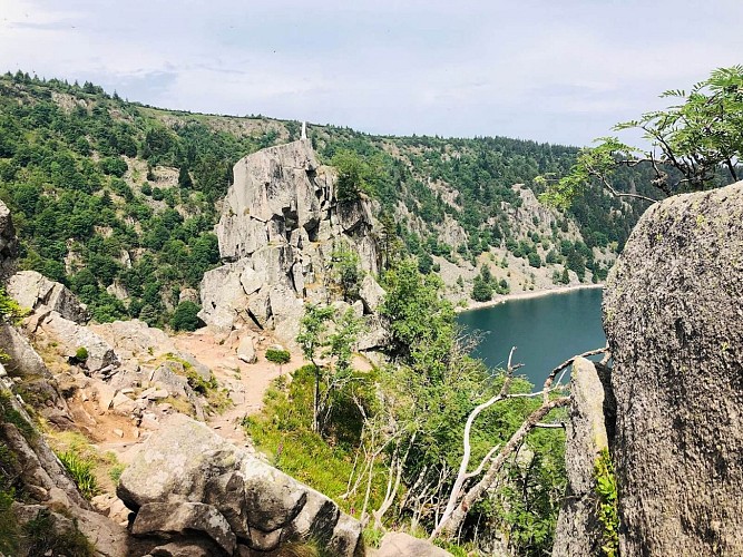 Wanderung - den Rundgang der lac Blanc