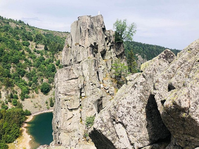 Wanderung - den Rundgang der lac Blanc