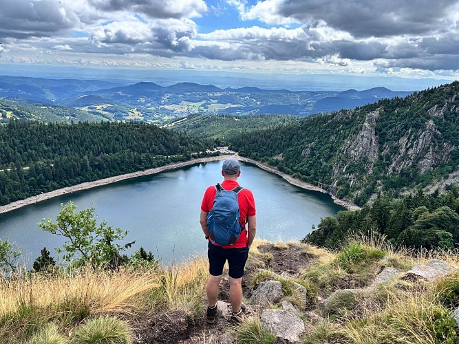 Wanderung - der Lac Blanc Kamm
