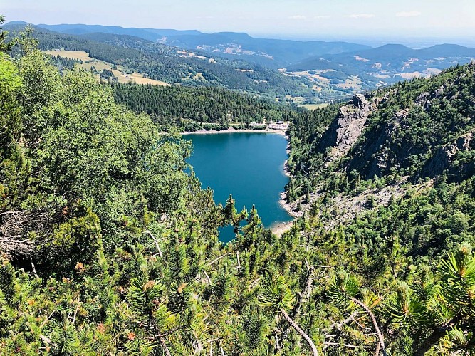 Hiking tour - the lac Blanc ridge