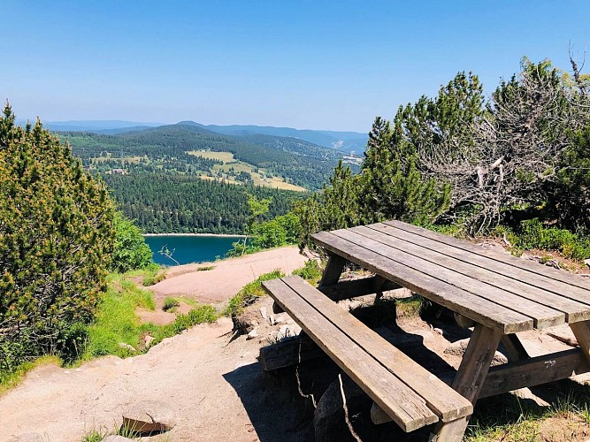 Hiking tour - the lac Blanc ridge