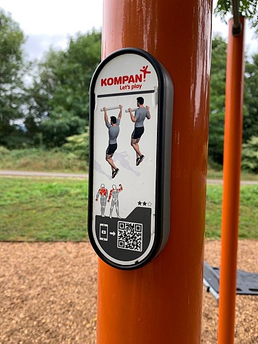 Détail QRCode pour explications et conseils du parcours sportif de Cernay