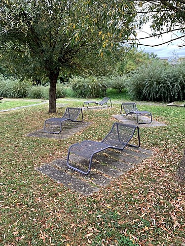Aire de repos sur le parcours sportif de Cernay