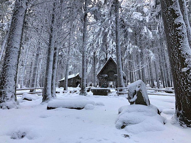 Snowshoe trail - L'Etang du Devin