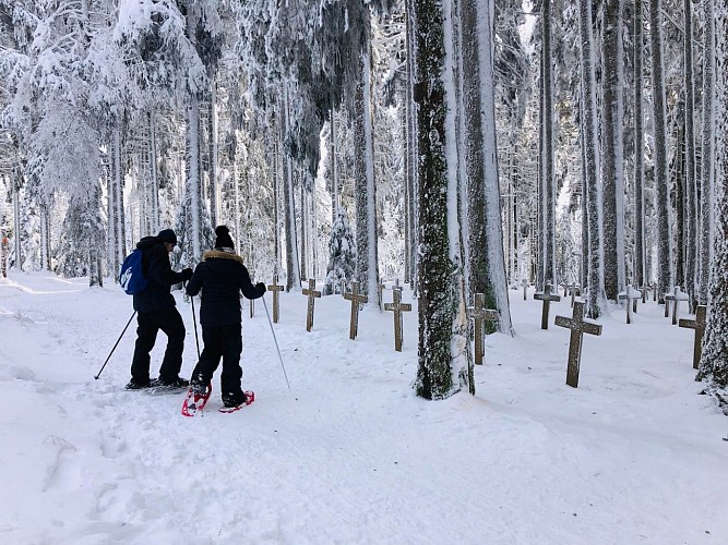 Snowshoe trail - L'Etang du Devin