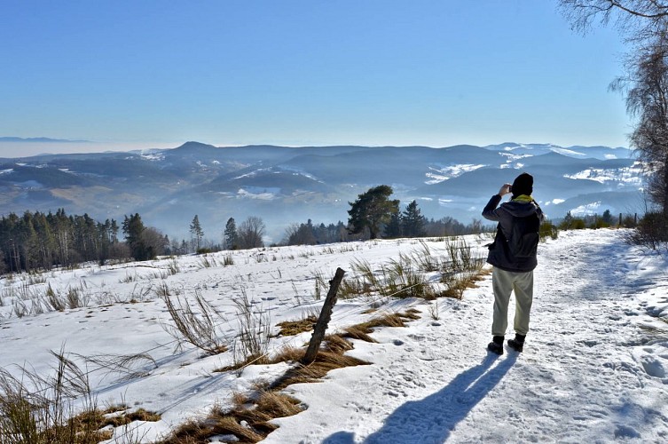 Snowshoe trail - L'Etang du Devin