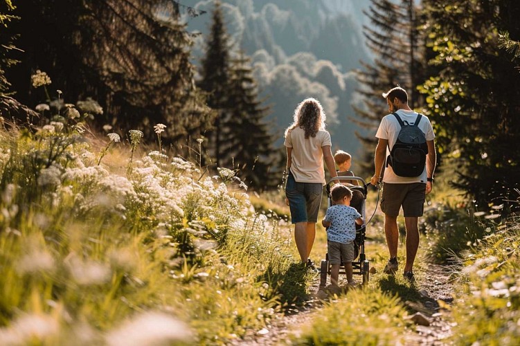 Rundgang für Kinderwagen - Faudé kleine Tour