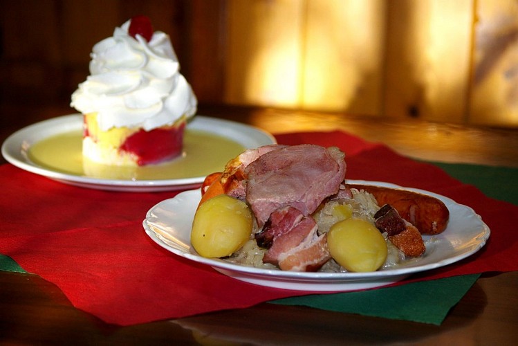 Une repas qui se mérite après une randonnée