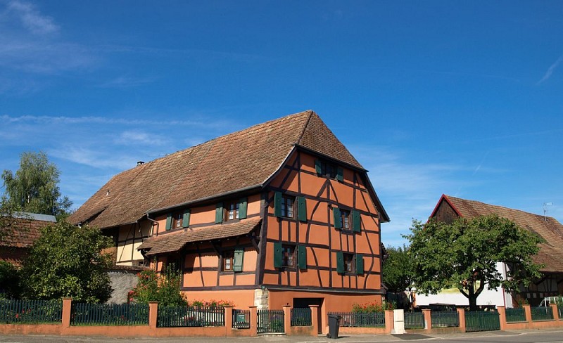 Plus ancienne maison à colombage datée de 1498 du Sundgau