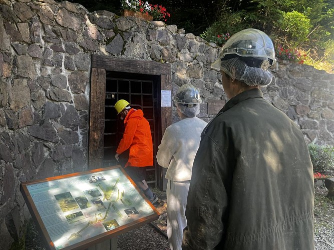 L'entrée de la mine Saint-Nicolas