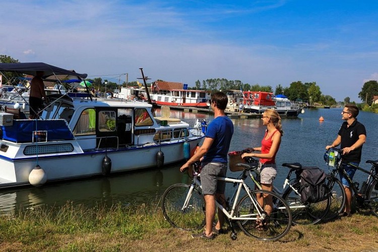 Vélo le long du canal du Rhône au Rhin (1)