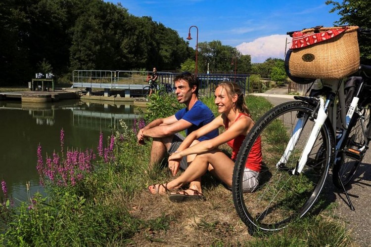 Vélo le long du canal du Rhône au Rhin (3)