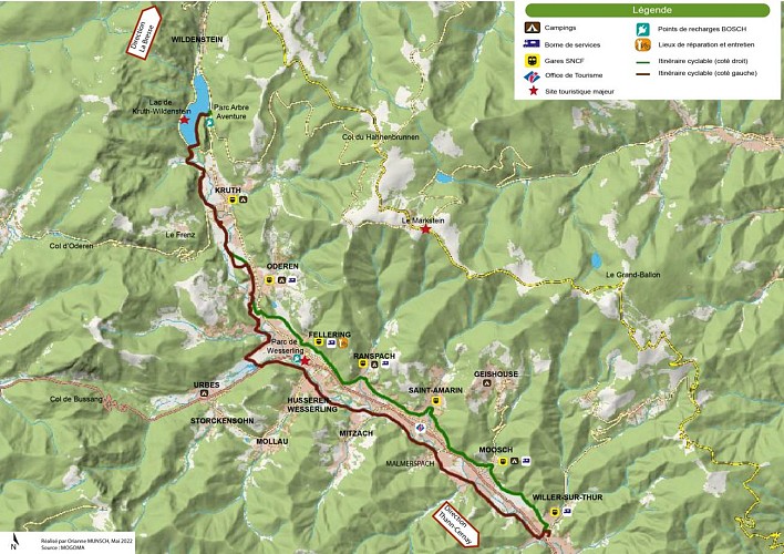 Carte Circuit de la Thur