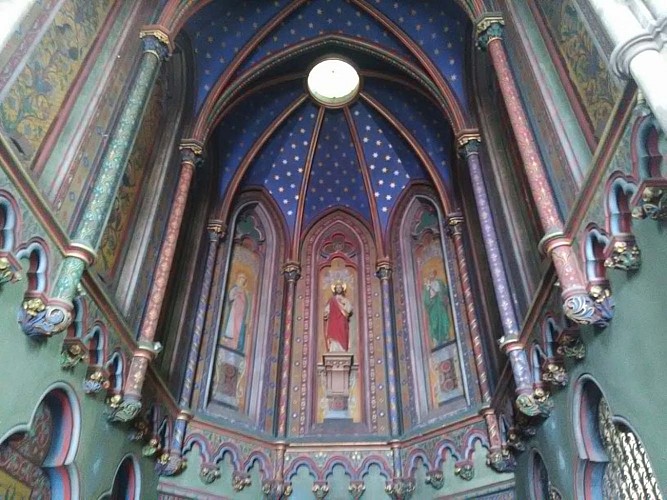 Voute du choeur de la Chapelle Notre-Dame à Molsheim