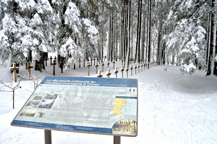Schneeschuh-Rundweg - Cimetière Duchesne