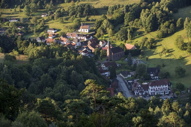 Niedersteinbach vue du ciel