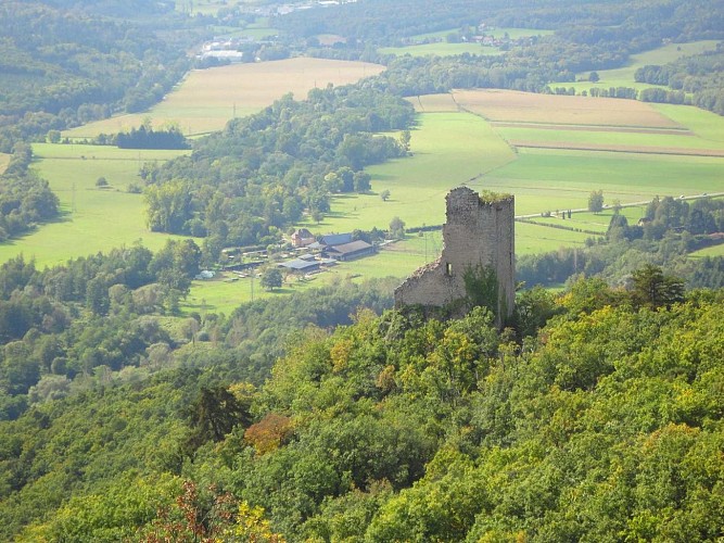 Hiking tour - Ortenbourg and Ramstein from the Hühnelmühle