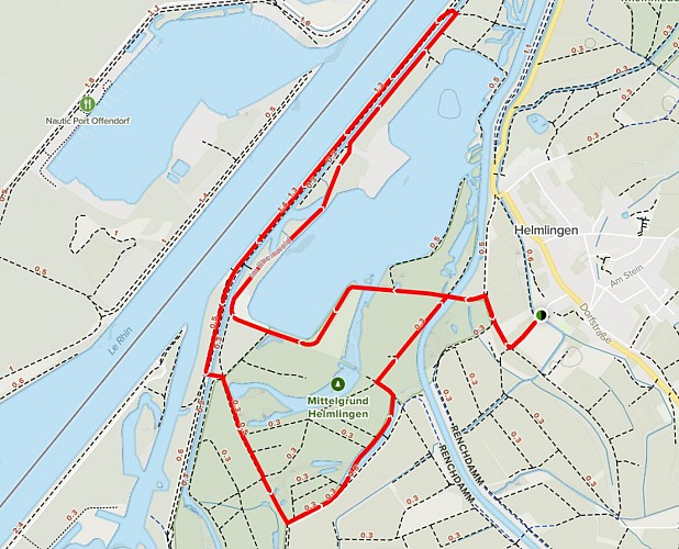 Rundwanderweg: Rheinweg