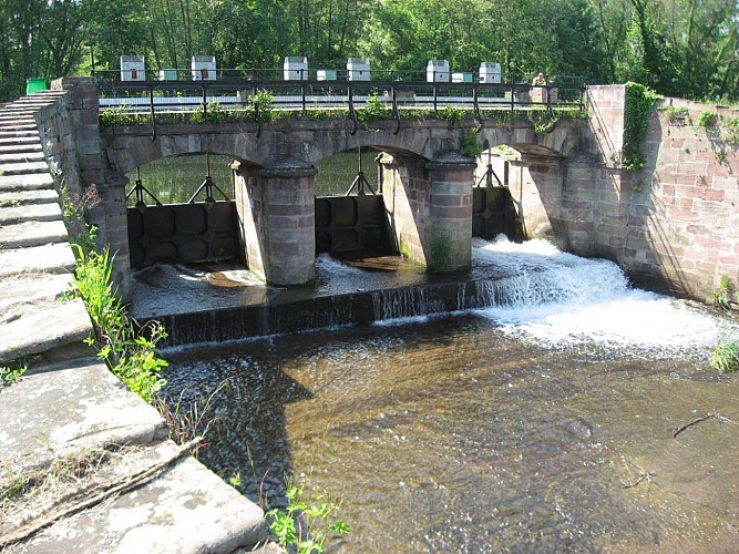 Barrage Vauban sur la Canal de la Bruche à Wolxheim-Avolsheim