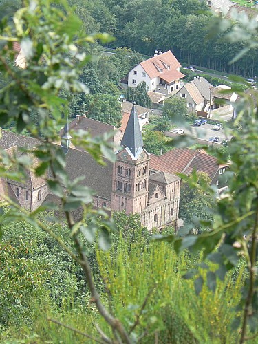 Lautenbach vu depuis le Chaudron du diable